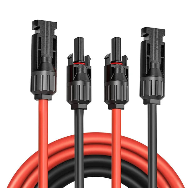 Verlängerungskabel Rot/Schwarz bis 10 Meter