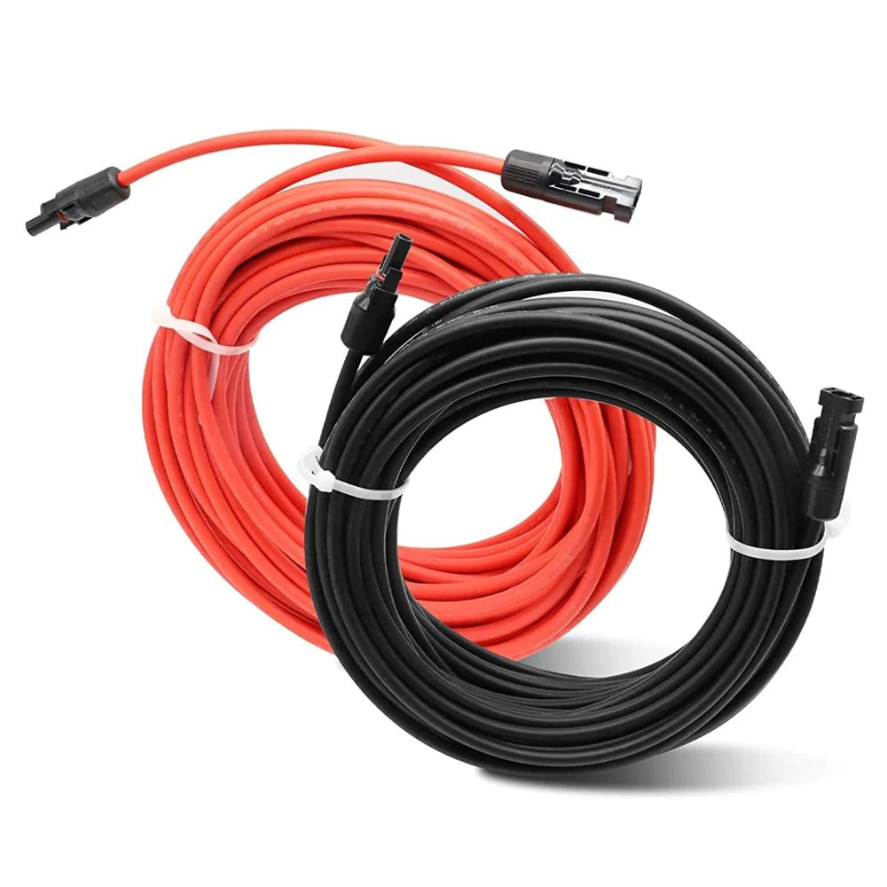 Verlängerungskabel Rot/Schwarz bis 10 Meter