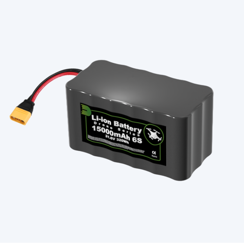 Li-Ion Drone Battery 15000mAh 21.6V 75A (6S3P-50S)