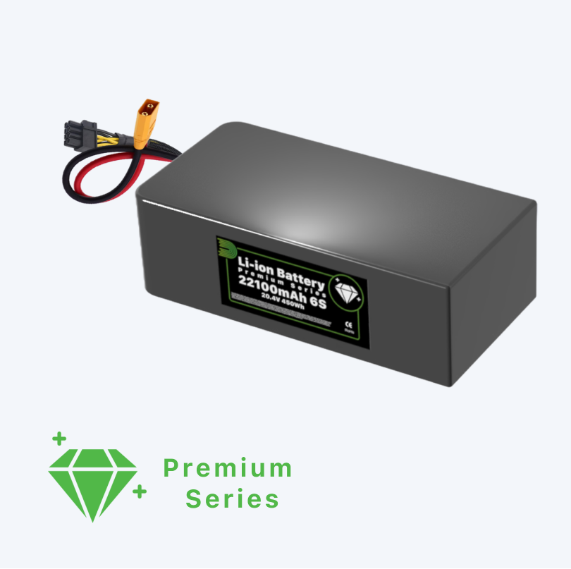 Premium High Density Amprius SA08 Li-Ion Pouch Battery 22Ah 20.4V 108A