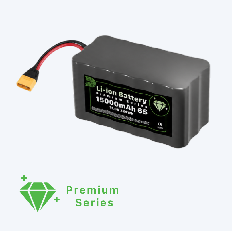 Premium High Power Amprius SA124 Li-Ion Battery 15000mAh 21.6V 150A Max (TN6S3P-SA124)
