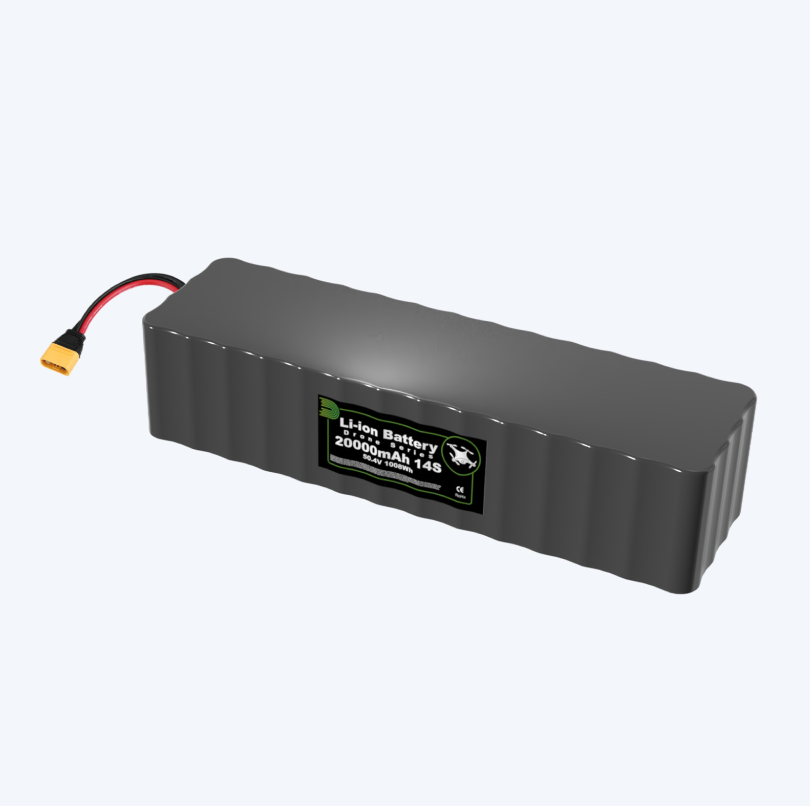 Li-Ion Drone Battery 20000mAh 50.4V 100A (14S4P-P50B)