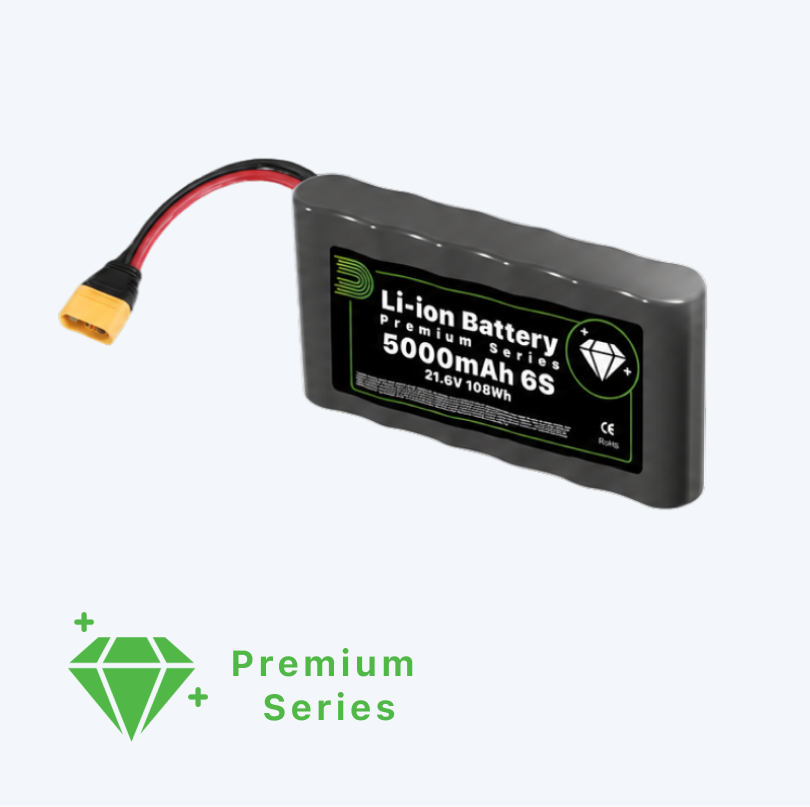 Premium High Power Amprius SA124 Li-Ion Battery 5000mAh 21.6V 50A Max (TN6S1P-SA124)