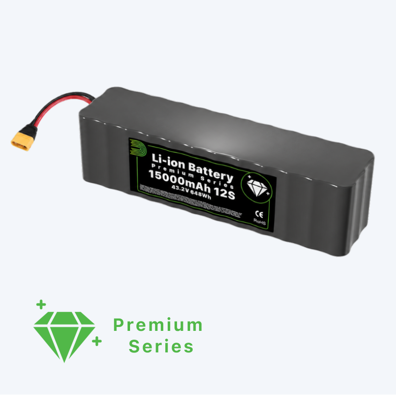 Premium High Power Amprius SA124 Li-Ion Battery 15000mAh 43.2V 150A Max (TN12S3P-SA124)
